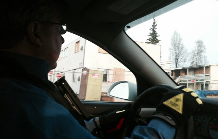 Bob Lincoln patrolling Mountain View in April, 2014.