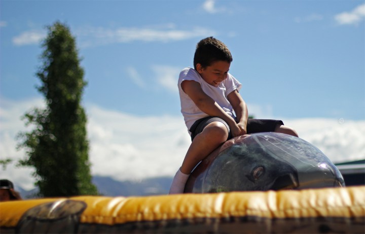 Mountain View’s annual neighborhood street fair took place under blue skies and plenty of sunshine at Clark Middle School in June 2014.