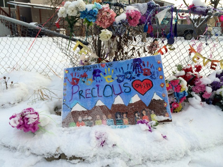 The community came together to grieve when Precious Alex, 15, was killed by a gunshot through her bedroom window April 1.